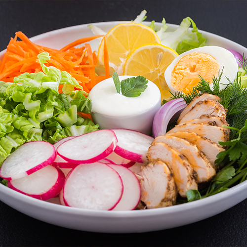 Assiette de crudités